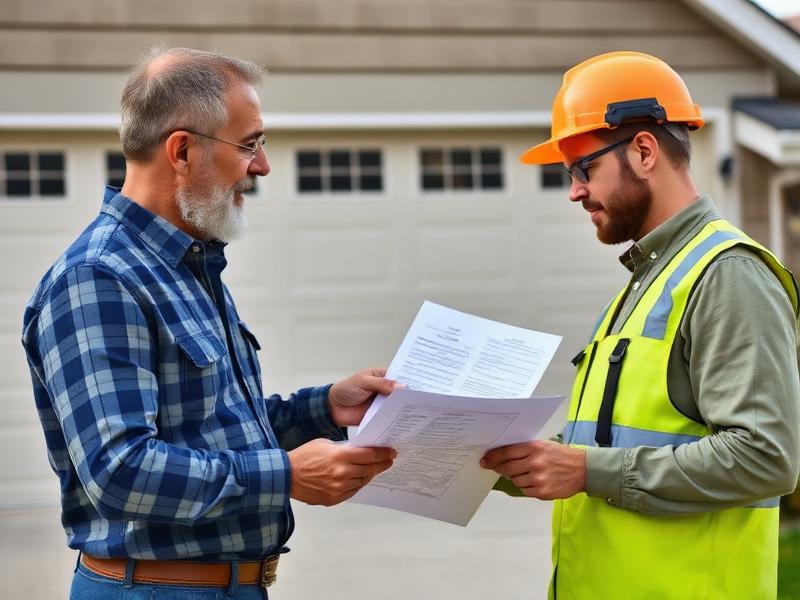 Selection of different garage door styles including carriage house, modern, and traditional designs